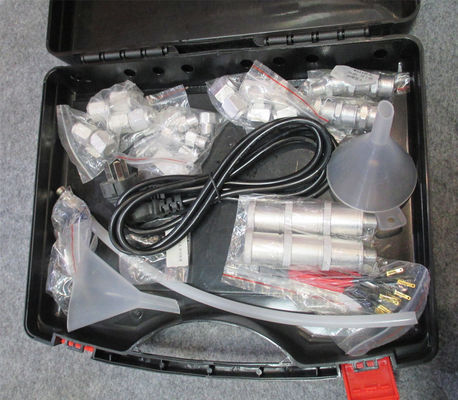 6 инжекторов заправляют топливом тестер и уборщика инжектора с построенный в ультразвуковой ванне 110v 220v
