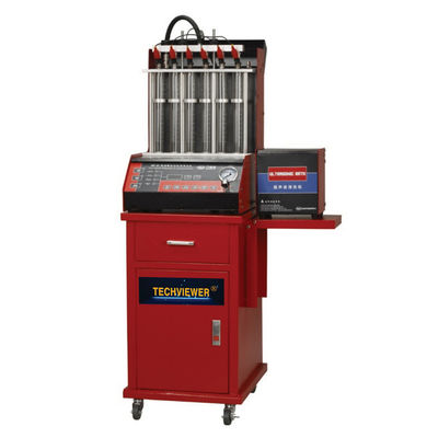 качество  Ultrasonic Auto Fuel Injector Tester And Cleaner 6 Nozzle For Vehicle завод